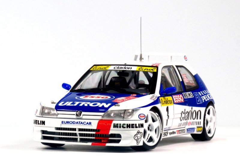 Platz 24009 1/24 Model Car Kit Peugeot 306 Maxi Monte Carlo Rally
