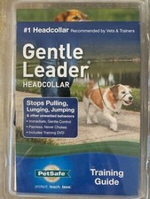 PetSafe Gentle Leader #1 Obroża na głowę Srebrna dla dużych psów 60-130 funtów NOWA