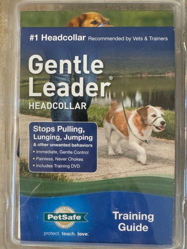 PetSafe Gentle Leader #1 Head Collar Silver for Large Dogs 60-130 Lbs NEW