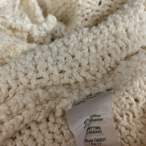Madewell Loop Edge Pullover Sweater Beige Long Sleeve Cotton Blend Women XXS - Picture 8 of 8