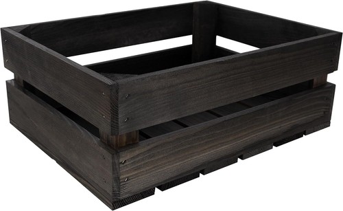 Holzkiste Weinkiste Holz Holzbox Kiste Spielzeugkiste 4 Farben und Größen - Bild 28 von 36