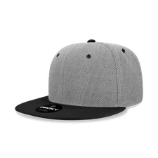 Decky 6 Panel High Profile Structured Acrylic/Polyester Snapback - 6020