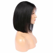4x4 inch Lace Closure Wig 150 Density BOB Straight Factory Price 100 Human Hair