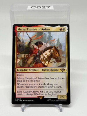x1 Merry, Esquire of Rohan (0215) R MTG The Lord of the Rings: Tales of Middle-E
