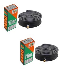 2 TWO DURO BICYCLE 26" x 1.00"-1.50" TUBE 33MM LONG SCHRADER/AMERICAN VALVE.