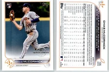 Chas McCormick 2022 Topps 582 Montgomery Stamped Set #135 Astros RC Rookie