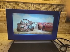 Disney Pixar Cars Motion Lamp Night Light McQueen Mater Working RARE VTG