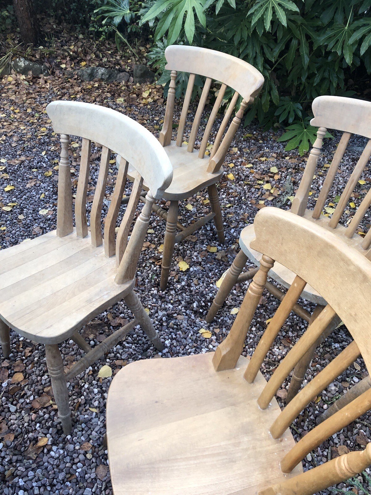 6 Solid pine spindle back kitchen country style dining Kitchen chairs