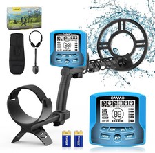 Adults Metal Detector with Adjustable Stem, 5 Detection Modes IP68 Waterproof