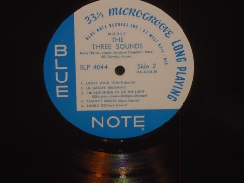 The 3 Sounds Moods Blue Note 4044 RVG EAR 47W63 ST MONo 1st press - Picture 2 of 4