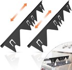 Stainless Steel Stove Gap Covers (2Pcs), Stove Gap Filler for Kitchen Oven Count