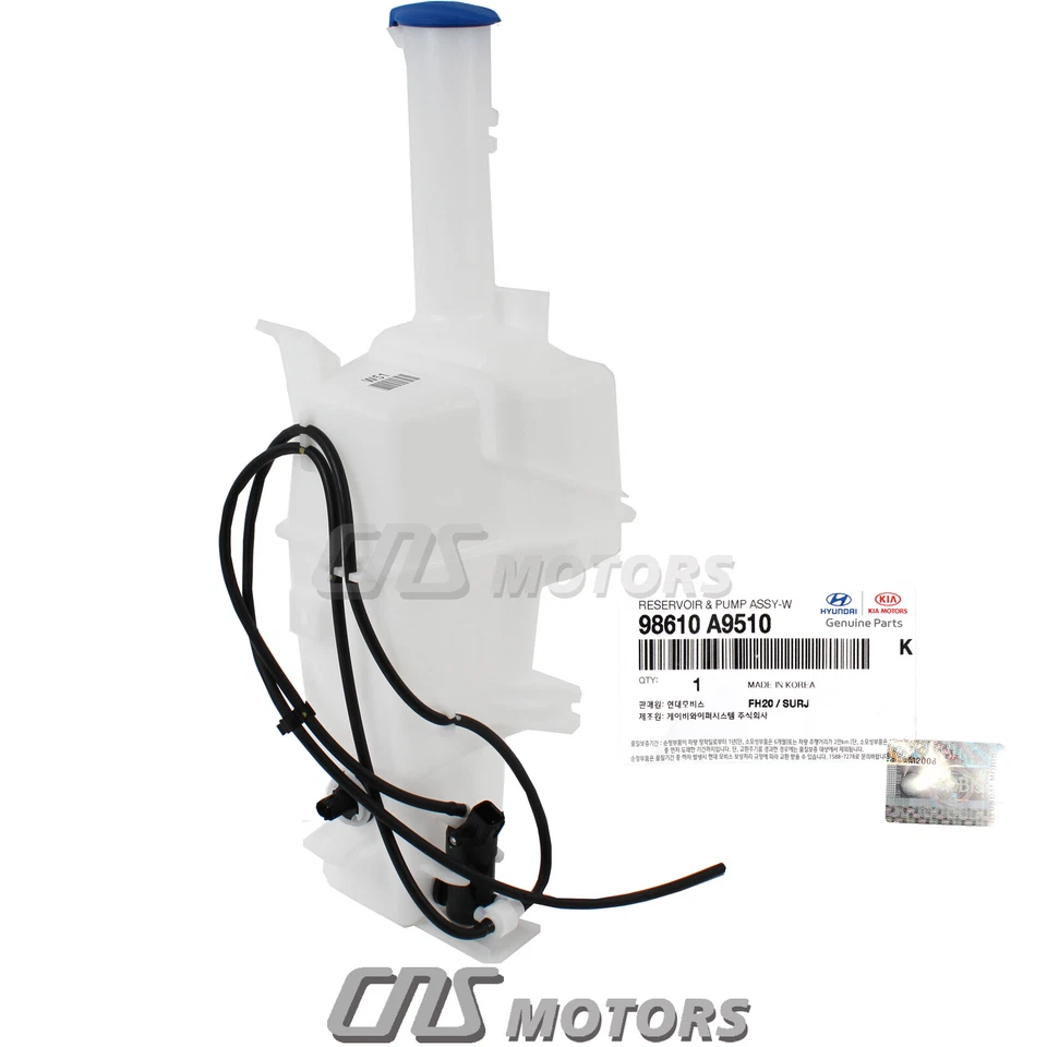 GENUINE Windshield Washer Reservoir Tank w/ Pump for 15-21 Kia Sedona 98610A9510 Foto 4 de 4