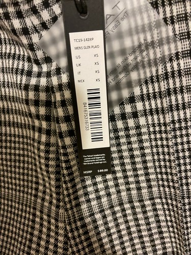 Tahari  "Men's Glen Plaid" Seam Front Pull On Jeggings Women's Size XS NWT - Picture 5 of 7