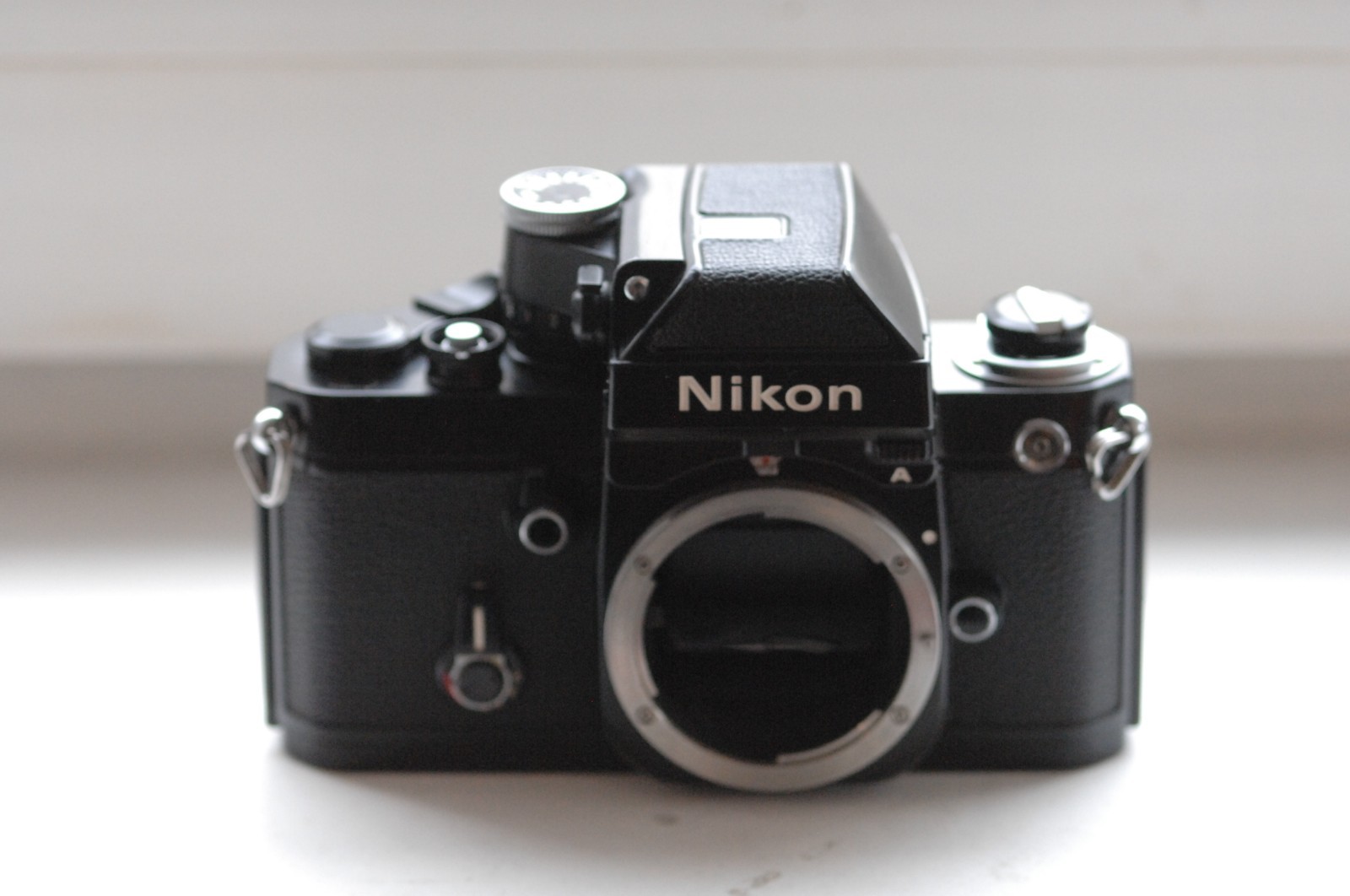 Nikon F2A black DP-11 SLR camera 35mm analog F-mount mechanical manual focus