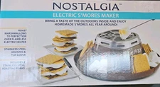 New Nostalgia Electric S’mores Maker New