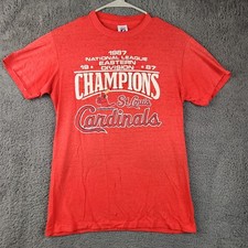 Vintage 80's STL Cardinals Single Stitch Logo 7 Shirt Medium MLB Faded Worn THIN