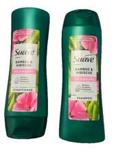 Suave Bamboo  Hibiscus Volumizing Shampoo Conditioner Set No Paraben 12.6oz