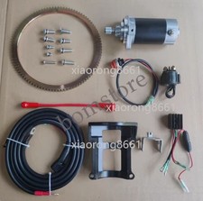 1Set Kit Conversione Avviamento Elettrico Per Suzuki 2 Tempi 40HP Fuoribordo