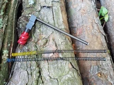 NEW Ruger 10/22 spiral XTRA-GRIP charging handle in RED + progressive springs!!