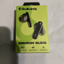 Skullcandy Smokin' Buds Wireless in-Ear Earbuds True Black NEW S2TAW-R740