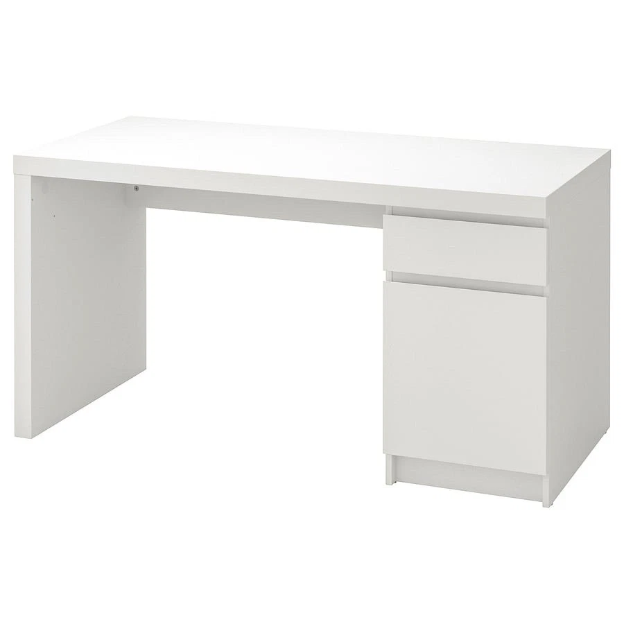 Schreibtisch Weiß Ikea Malm