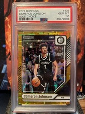 2024-25 Panini Donruss - Cameron Johnson #135 Choice Gold /10 PSA 10 Pop 1!