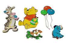 Vintage Disney Winnie The Pooh Tigger Eeyore Owl Wood Composite Wall Art Decor