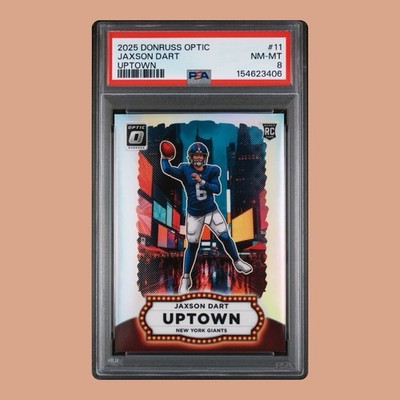 その他 POLICENAUTS TRADING CARD COLLECTION CARD 2025 Panini Donruss Optic Uptown Jaxson Dart PSA 8 #11 (RC) | eBay