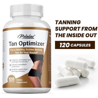 Tan Optimizer - Vitamin A - Promotes Skin Health and Immune Support, Natural Tan