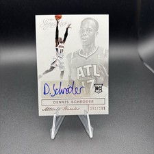 Dennis Schroder 2013 Panini Signatures Auto Autograph #38 /199 Hawks Cavaliers