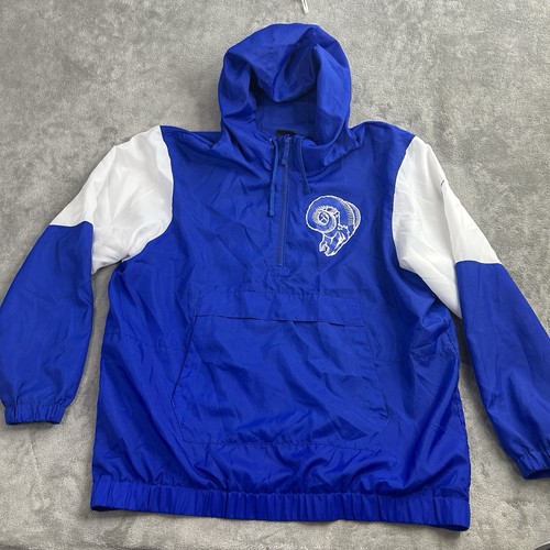 Nike Jacke Herren XL Los Angeles Rams NFL Historic Anorak Team Logo Windbreaker