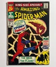 AMAZING SPIDER-MAN King-Size Special #4 • Marvel Comic 1967 HUMAN TORCH app FN