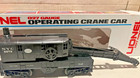 LIONEL #6-6579 GAUGE O ;NEW YORK CENTRAL 4 WHEEL  CRANE CAR — photo 1