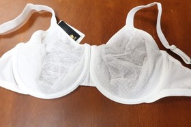 New Wacoal Visual Effects Minimizer Bra - Size 32H - White - # 857210