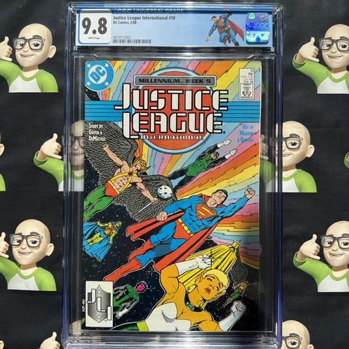 Justice League International 10~CGC 9.8~🔑 ISSUE~1st~🔥HIGHEST GRADE🔥TOP POP🔥