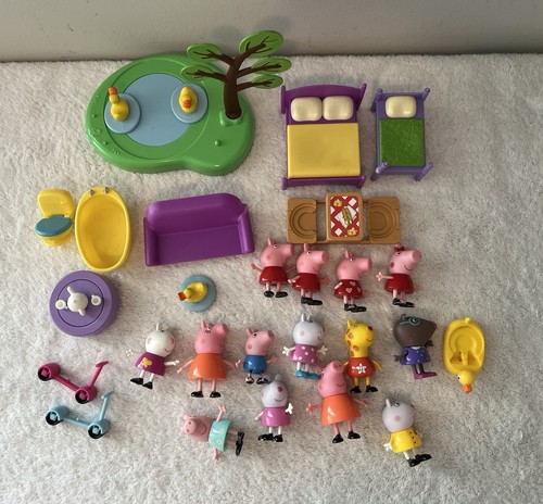 Lote de figuras y accesorios de Peppa Pig - Imagen 1 de 9