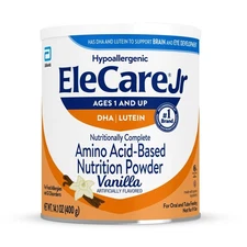 	EleCare Jr Vanilla DHA & Lutein Amino Acid-Based Nutrition Powder Complete	