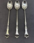 GORHAM STERLING SILVER “RHONDO” - 3 ICED BEVERAGE/TEASPOONS - 7.5 Inch