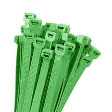 Armpow 18 inch Green Zip Ties Heavy Duty 100 PACK, 200 LBS Ultra Exclusive St...