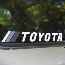 Grey TRD Stripes Vinyl Decal Sticker for Toyota