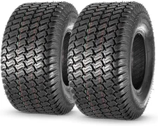 MaxAuto 18x8.50-8 Lawn Mower Golf Cart Turf Tires 4PR P332, Tubeless, Set of 2