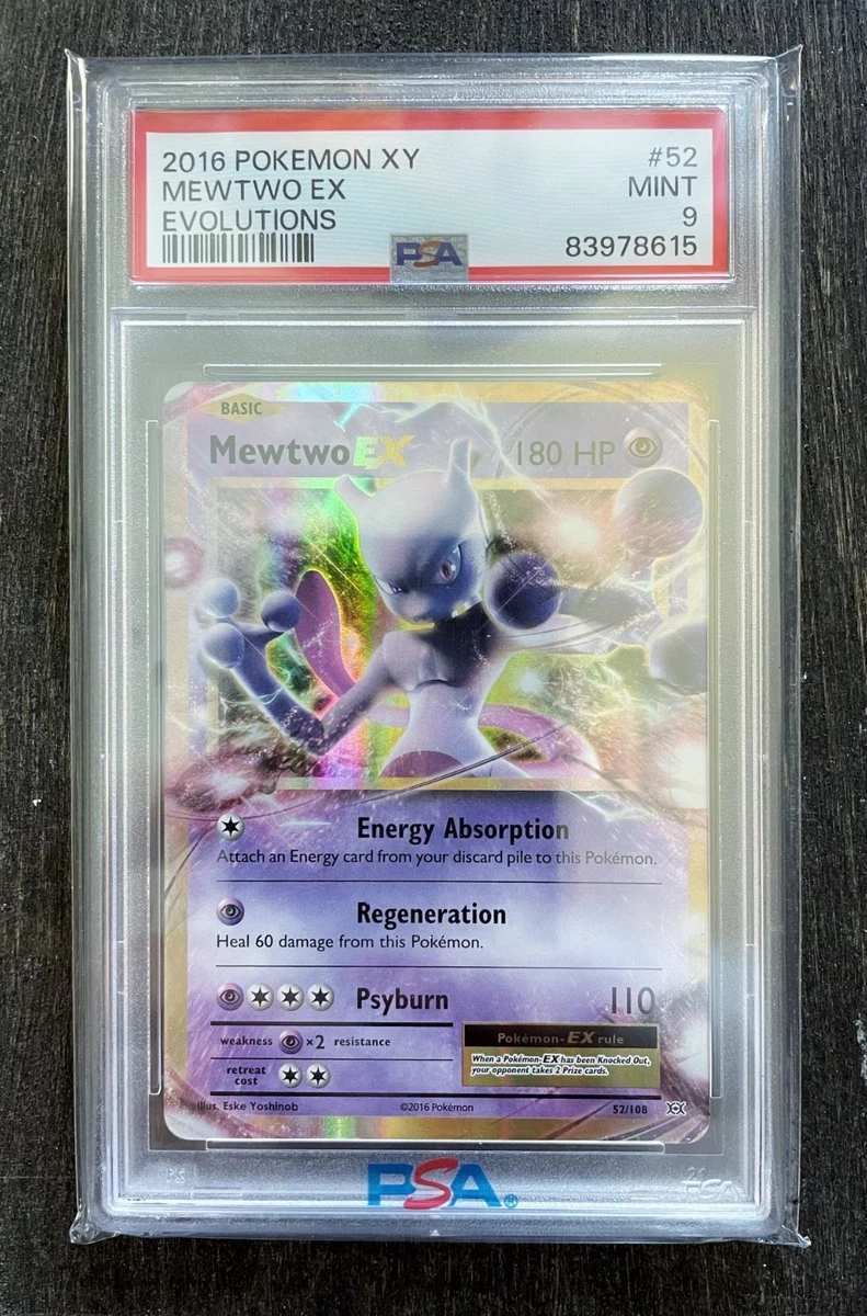 Mewtwo Pokémon TCG Professional Sports Authenticator (PSA