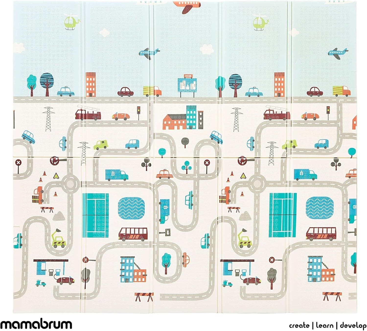 Tapis de sol bébé imperméable et isolant en mousse XPE 200x180 cm - 4