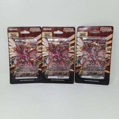 New Sealed Lot Of 3 Yu-Gi-Oh Photon Hypernova Blister Packs