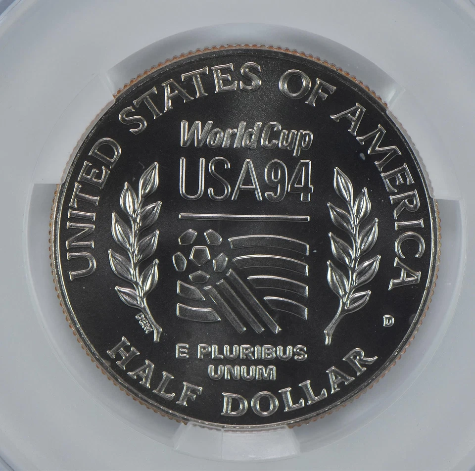 1994-D World Cup Soccer Commemorative Half Dollar MS69 CAC CACg *3046 - Image 4 of 4