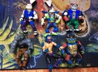 Lot of 6 Vintage 80s 90s Teenage Mutant Ninja Turtles Action Figures Lot