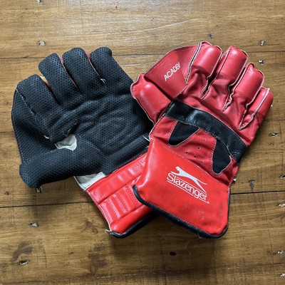 Slazenger Academy Wicket Keeping Handschuhe rot Erwachsene 