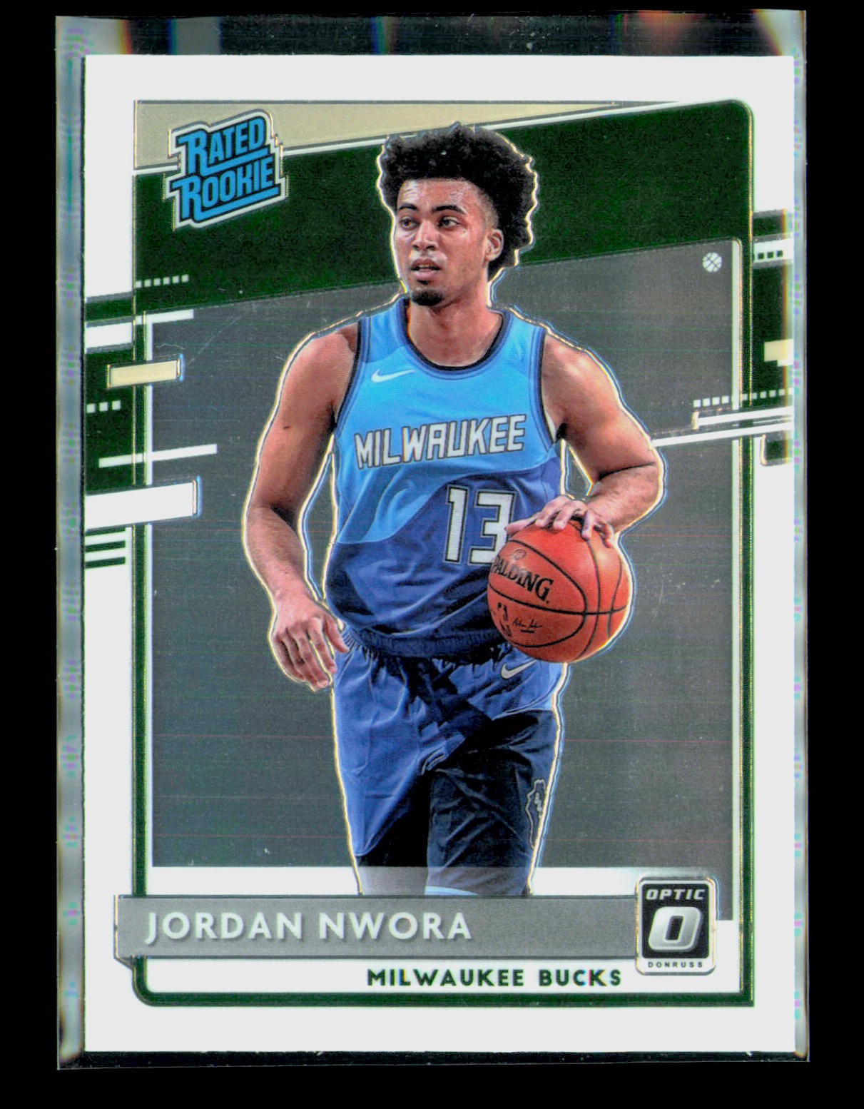 2020-21 Donruss Optic #189 Jordan Nwora