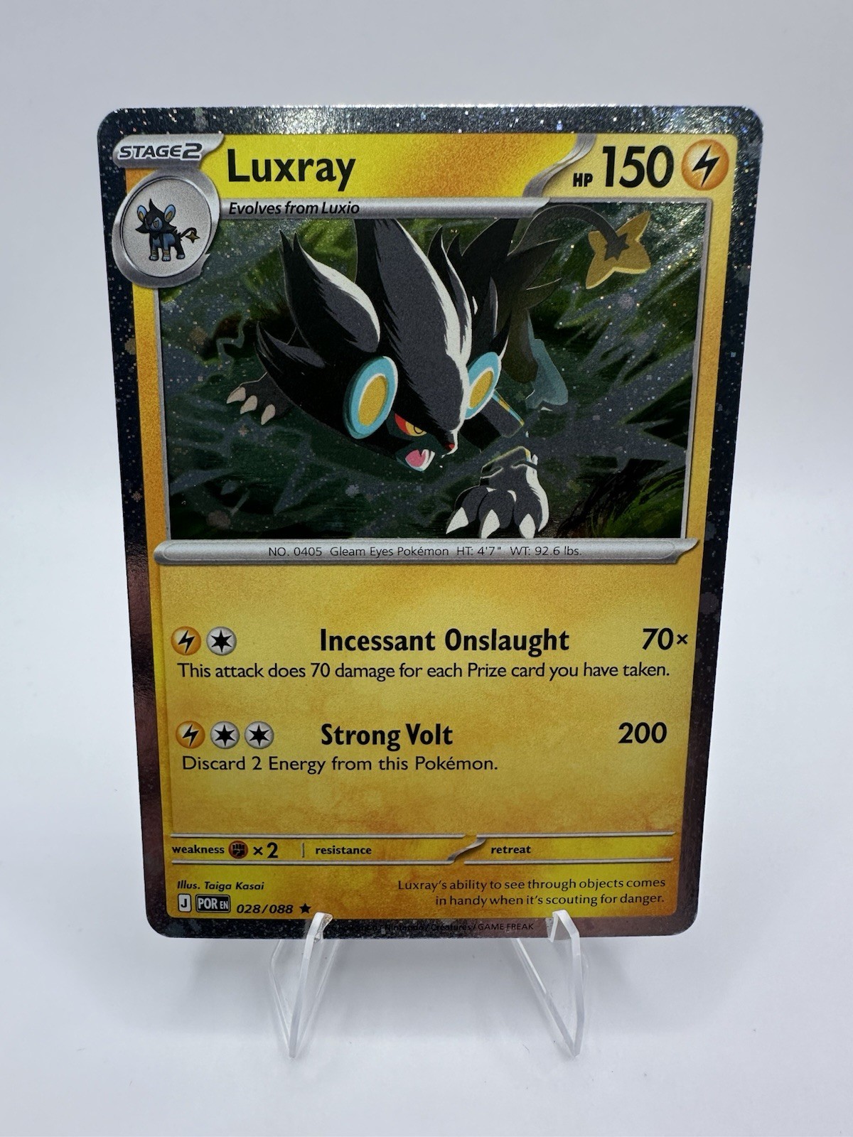 Luxray 028/088 Cosmos Holo Promo - Perfect Order - Pokemon TCG