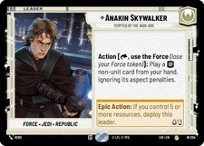 Star Wars Unlimited Anakin Skywalker (18/1246) Legends of the Force NM